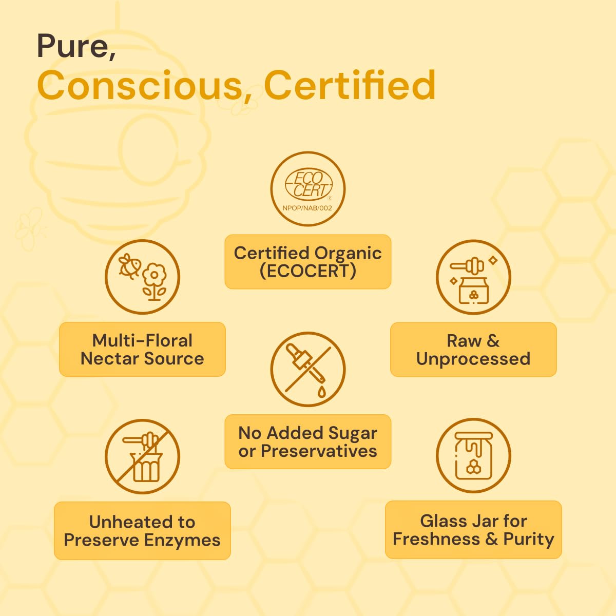 Maharishi Ayurveda Organic Certified Honey – view 5