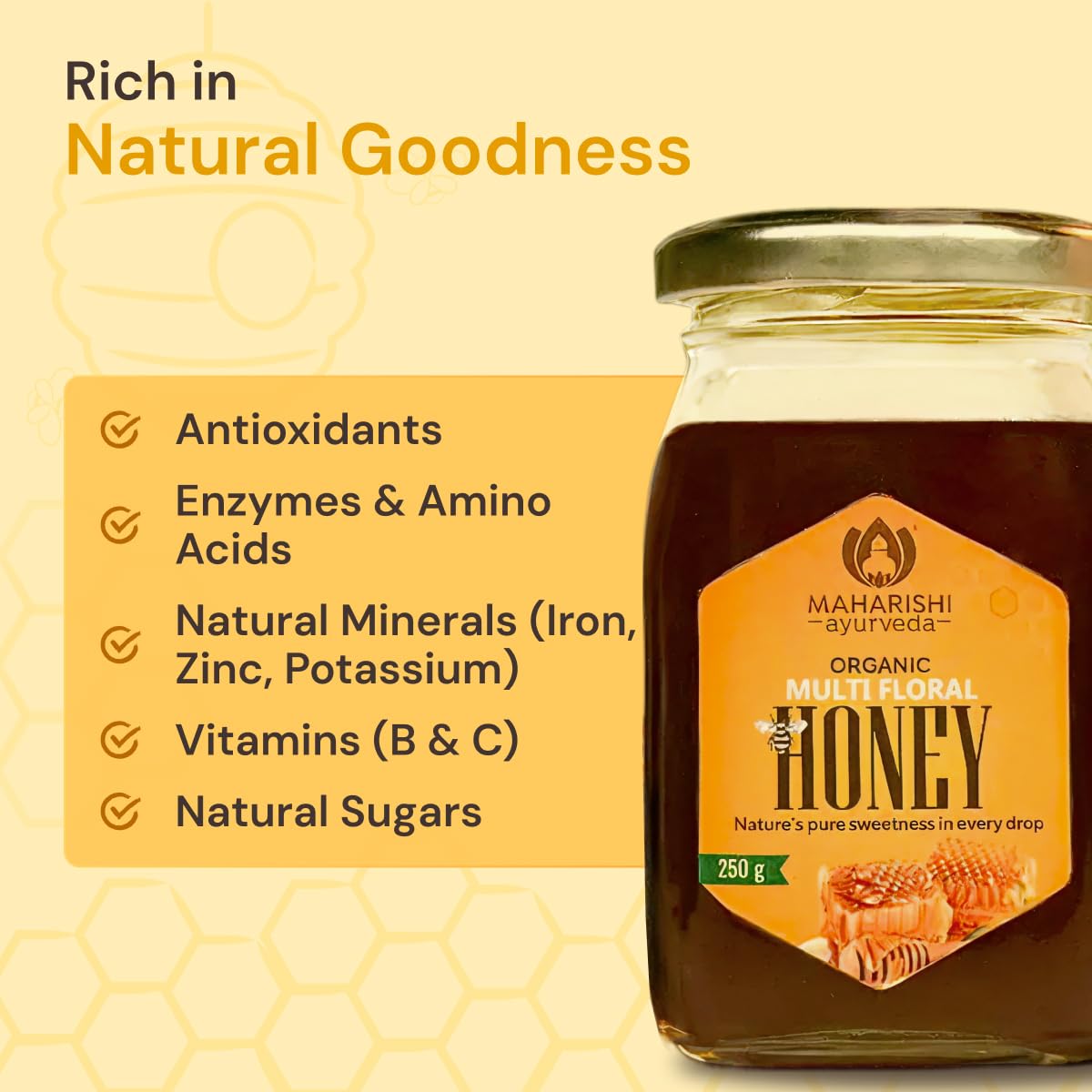 Maharishi Ayurveda Organic Certified Honey – view 8