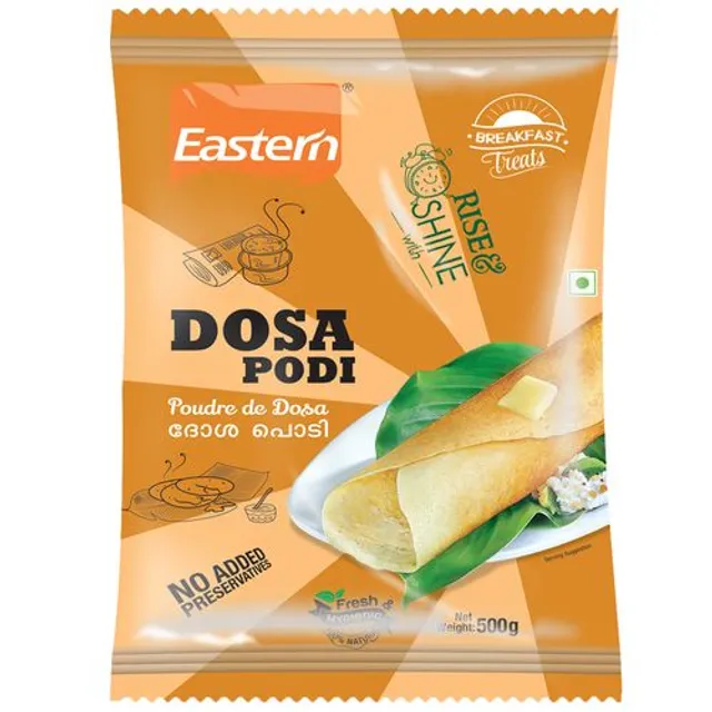 Eastern dosa podi 500g pouch pack shot on white