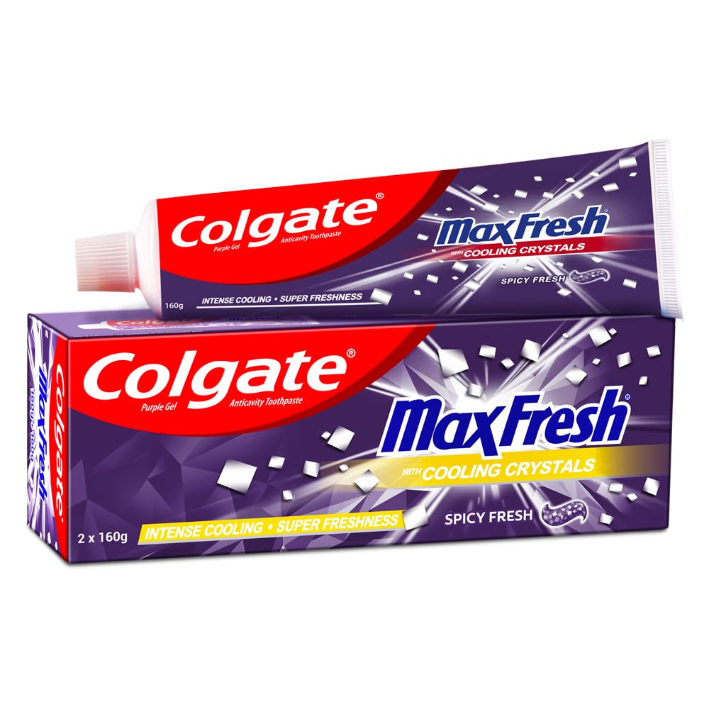 Colgate Maxfresh spicy fresh menthol red gel toothpaste pack