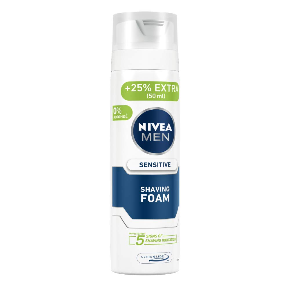 NIVEA MEN Shaving, Sensitive Shaving Foam for Face, 250ml – view 2