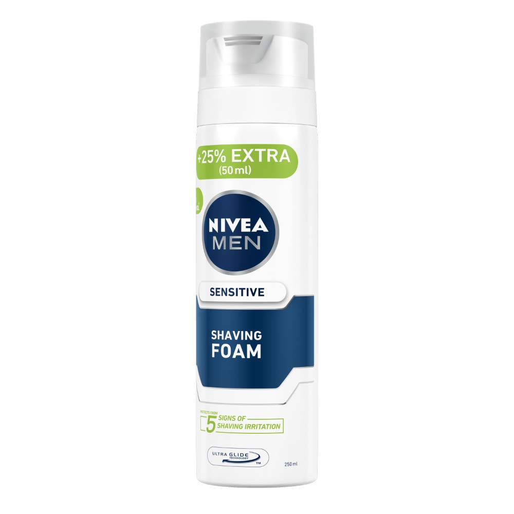NIVEA MEN Shaving, Sensitive Shaving Foam for Face, 250ml – view 3