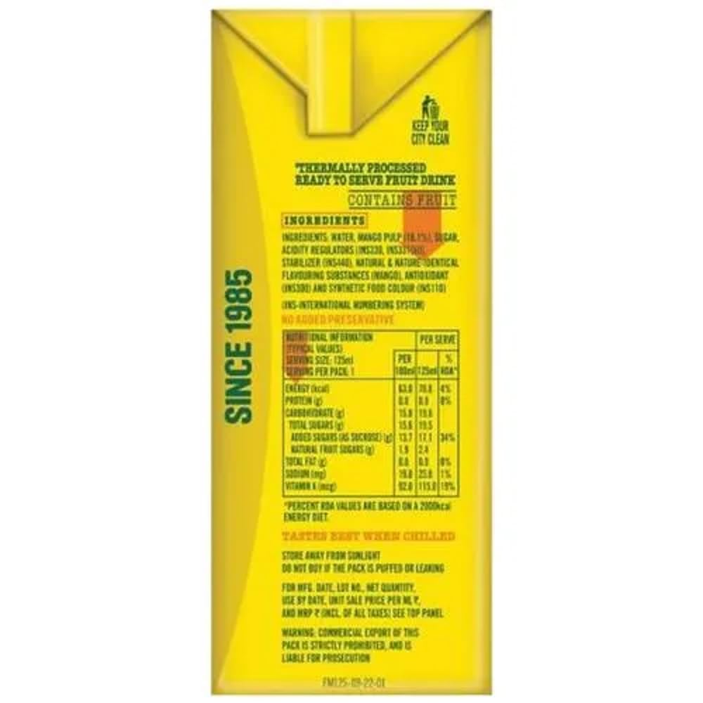 Frooti Tetra 125ml (Pack of 1) – view 7