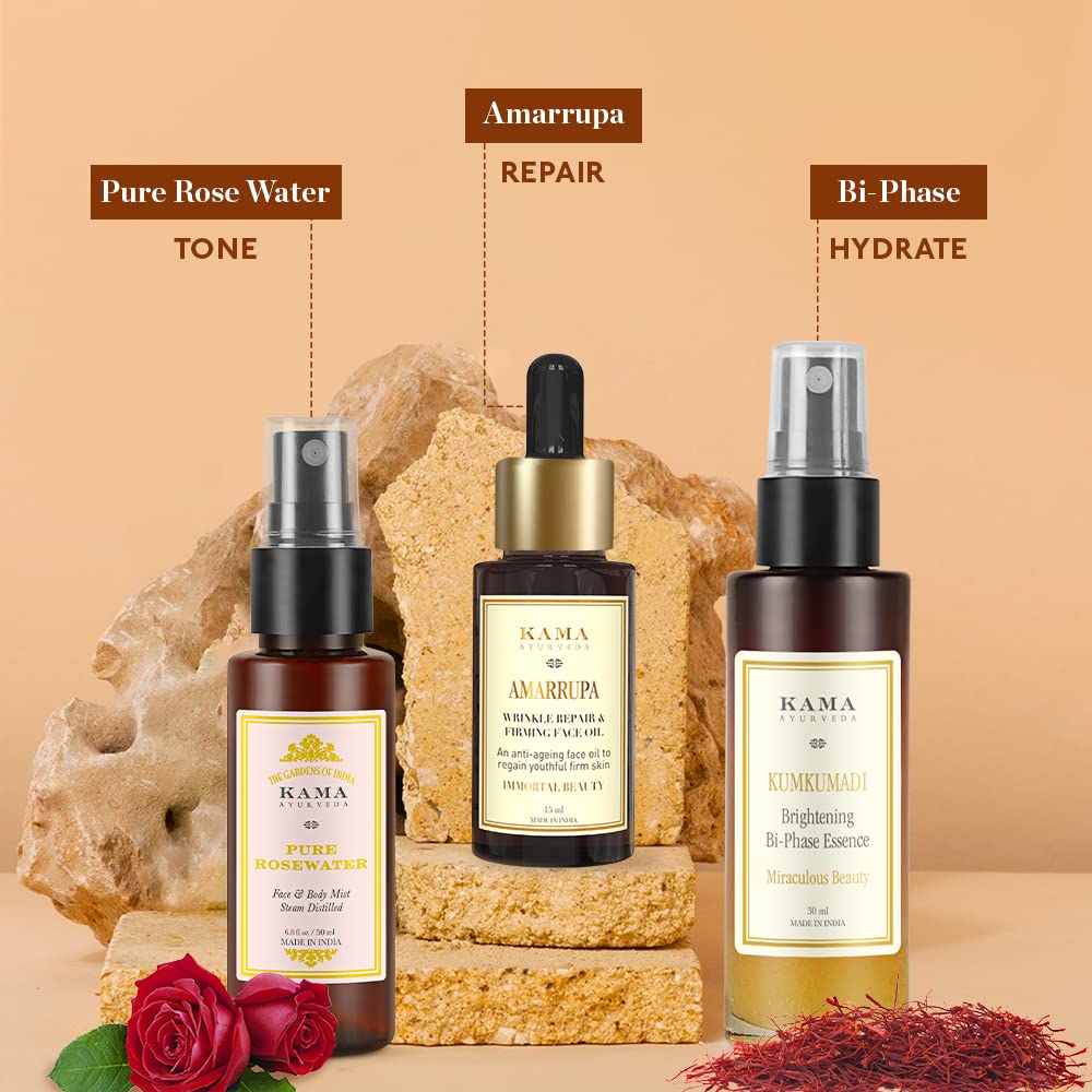 KAMA AYURVEDA AMARRUPA WRINKLE REPAIR & FIRMING FACE OIL 15ML – view 7