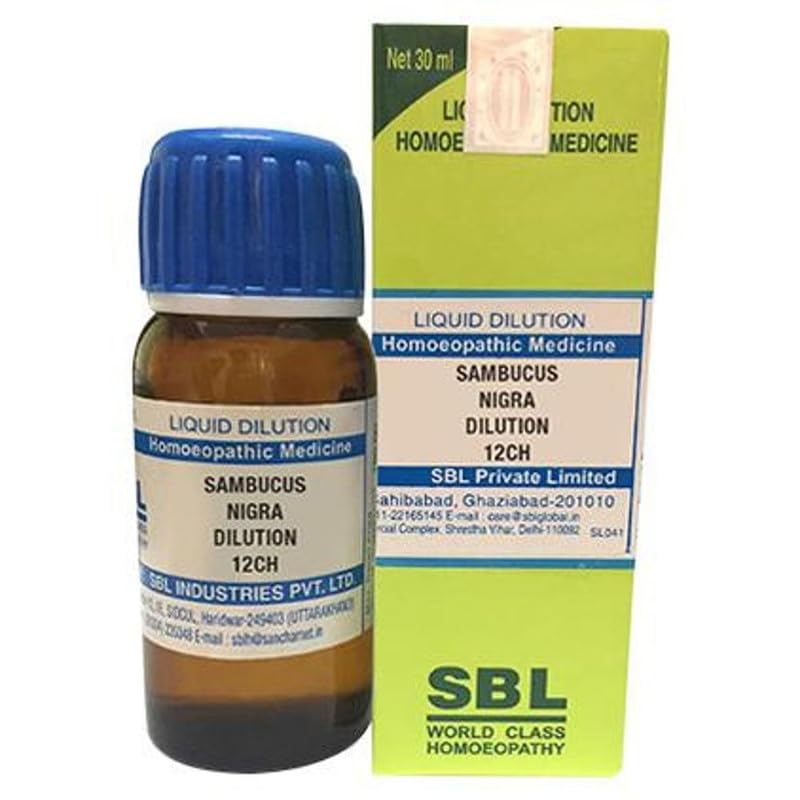 SBL Sambucus Nigra Dilution 12 CH homeopathic 30 ml bottle