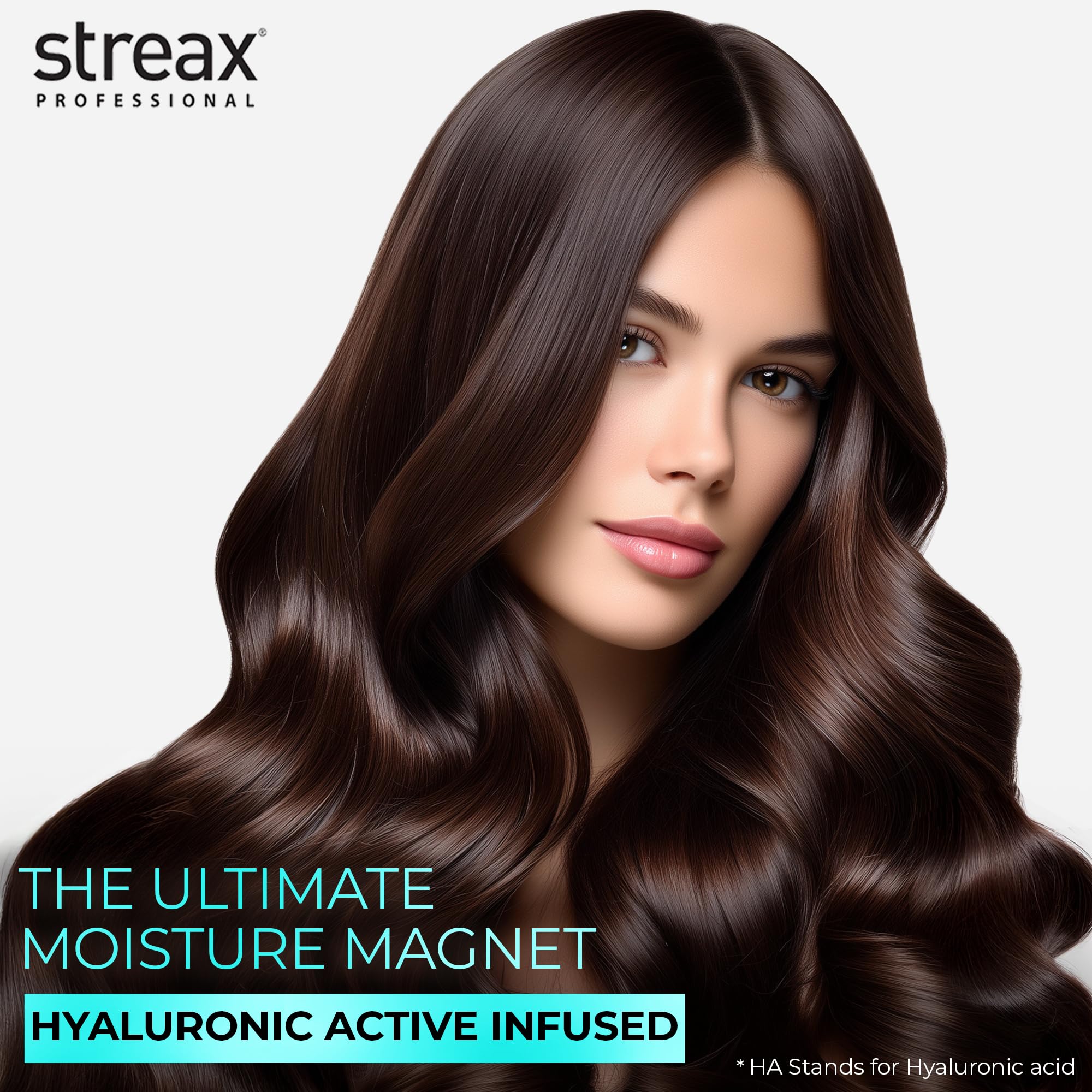 Streax Professional Vitariche Gloss Shampoo with With Hyaluronic Acid -300ml, Sulfate-Free Shampoo for Dry, Damaged & Frizzy Hair, Hydrating & Nourishing Shampoo with Hyaluron Molecules for Frizz Control, For All Hair Types – view 2