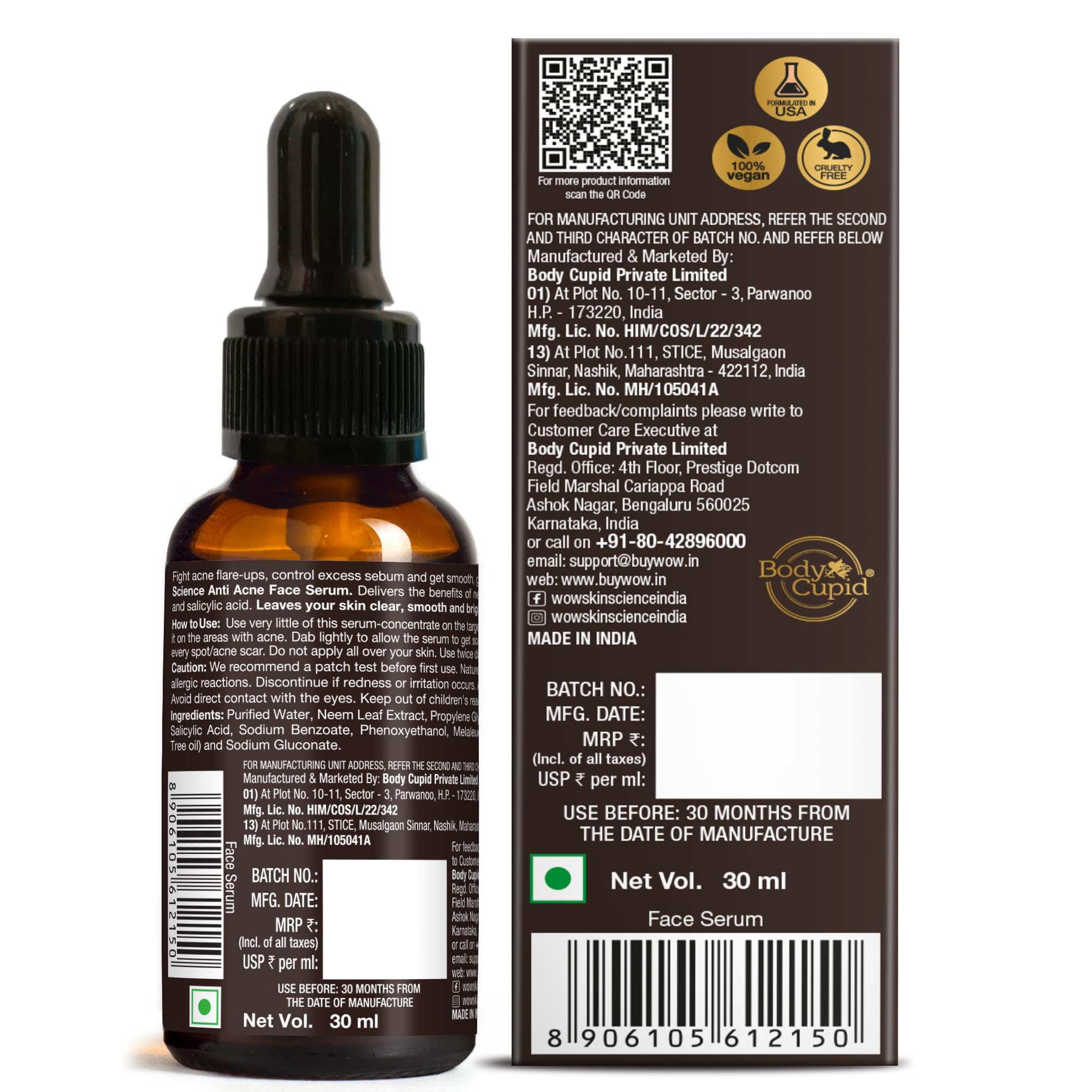 WOW Skin Science Anti Acne Face Serum – view 4