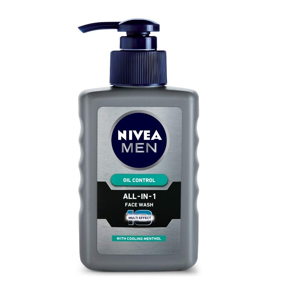 Nivea Men Face Wash, Oil Control, 10x Vitamin C, 150ml & Sun, Moisturising Lotion, SPF 50, 125ml – view 2