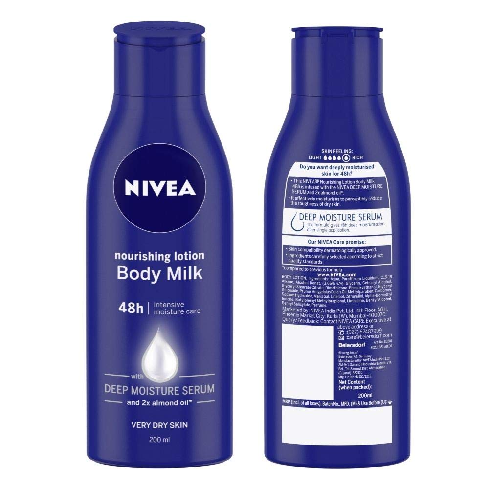 Nivea Nourishing Lotion Body Milk for 48H Moisturization, 200ml – view 6