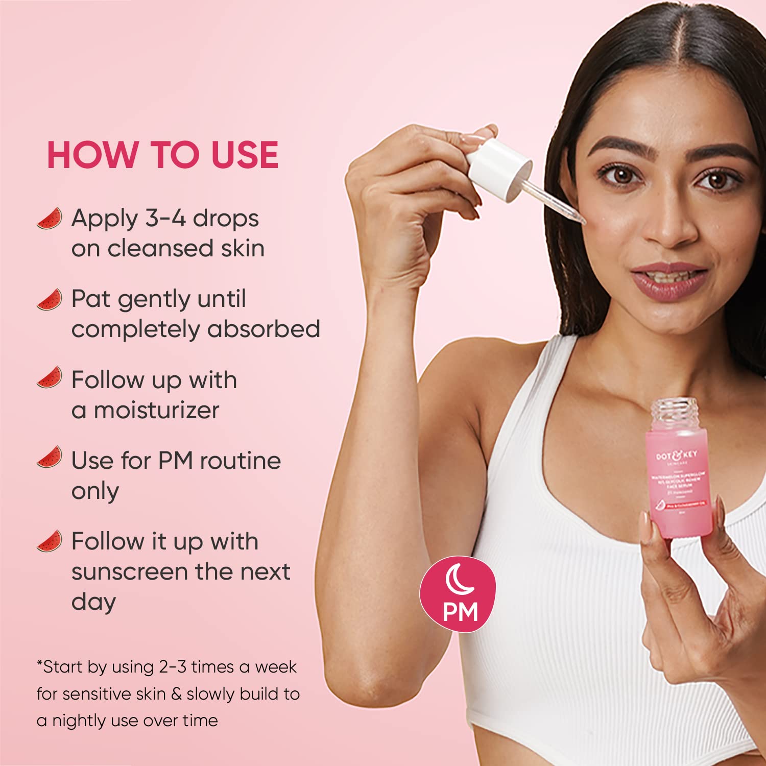 Dot & Key Watermelon 10% Glycolic Serum for Face Glowing, With KojicI – view 5