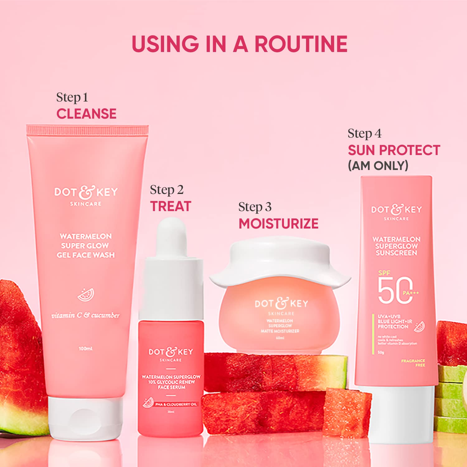 Dot & Key Watermelon 10% Glycolic Serum for Face Glowing, With KojicI – view 6