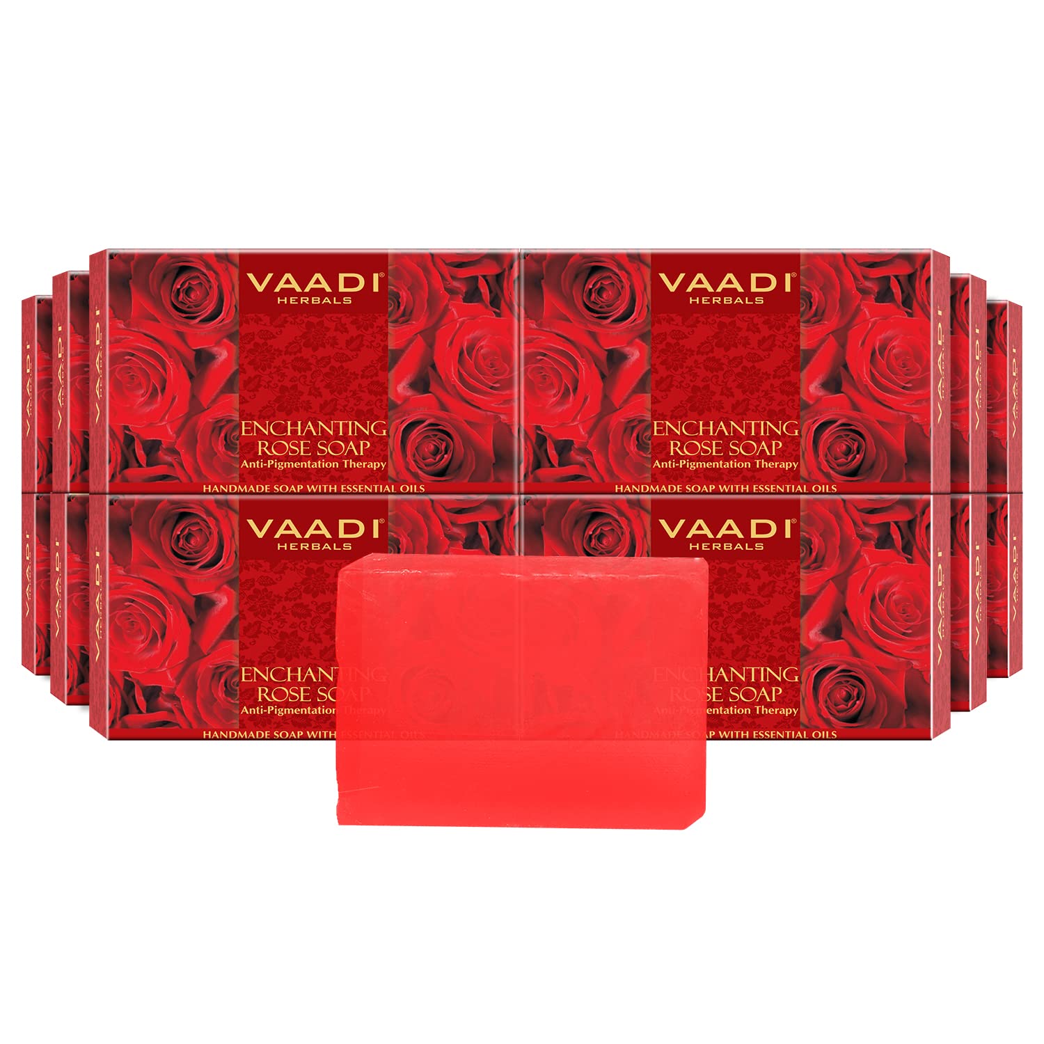 Vaadi Herbals rose soap pack with mulberry extract bars