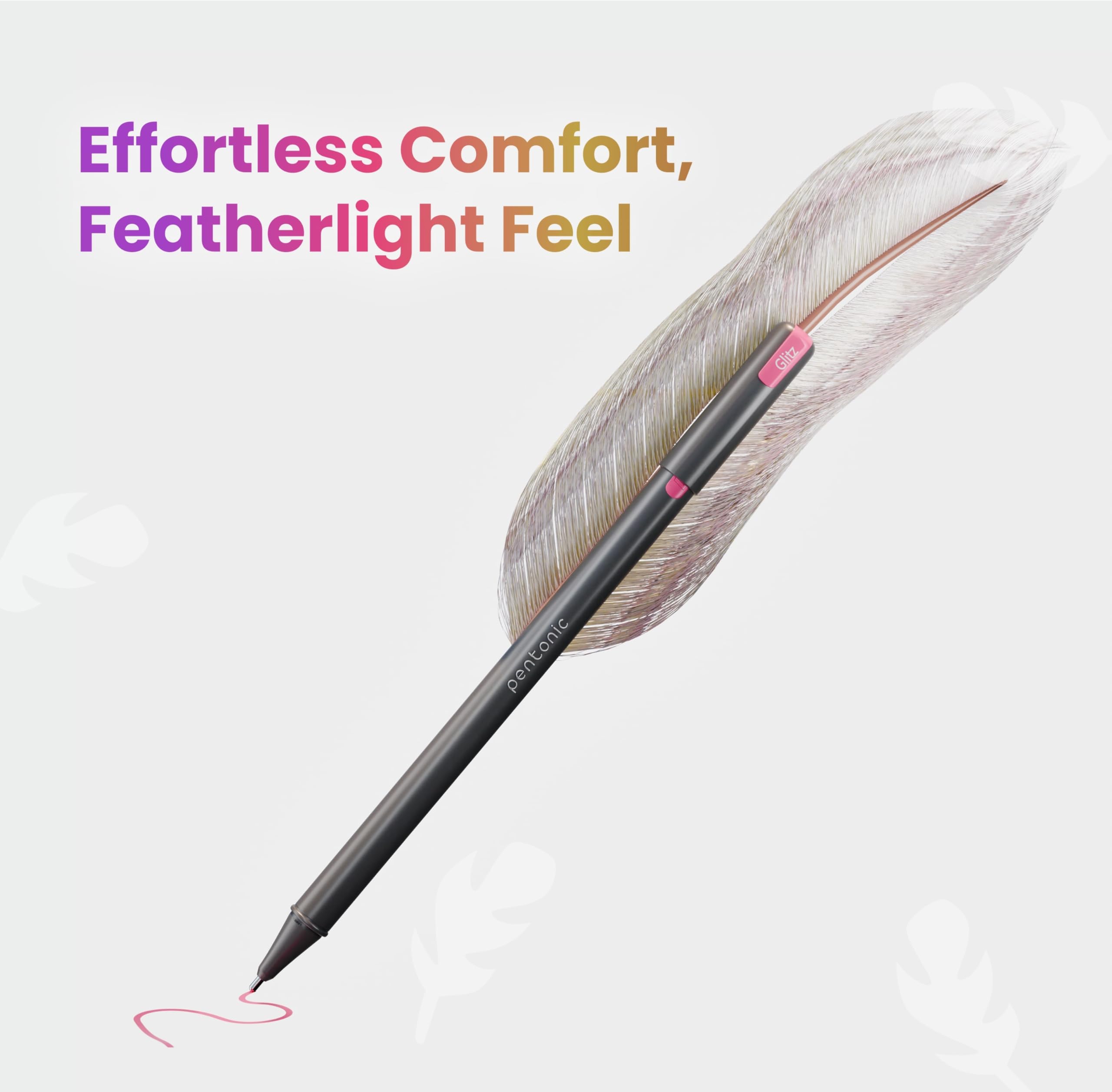 Pentonic Glitz 1.0 mm Multicolor Glitter Gel Pen – view 6