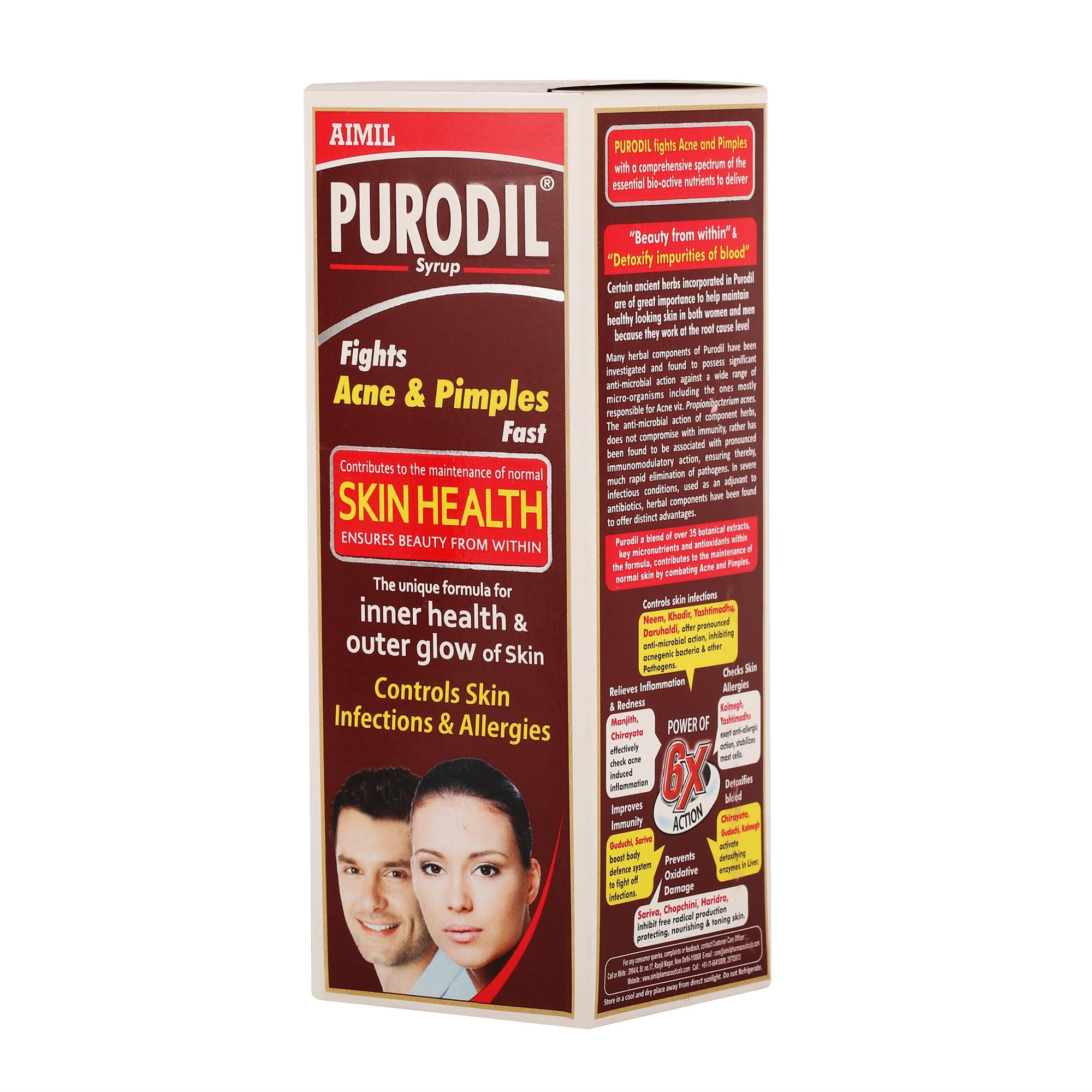 AIMIL Purodil Syrup for Pimple and Acne free Skin – view 3