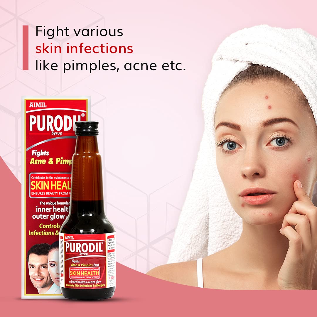 AIMIL Purodil Syrup for Pimple and Acne free Skin – view 7
