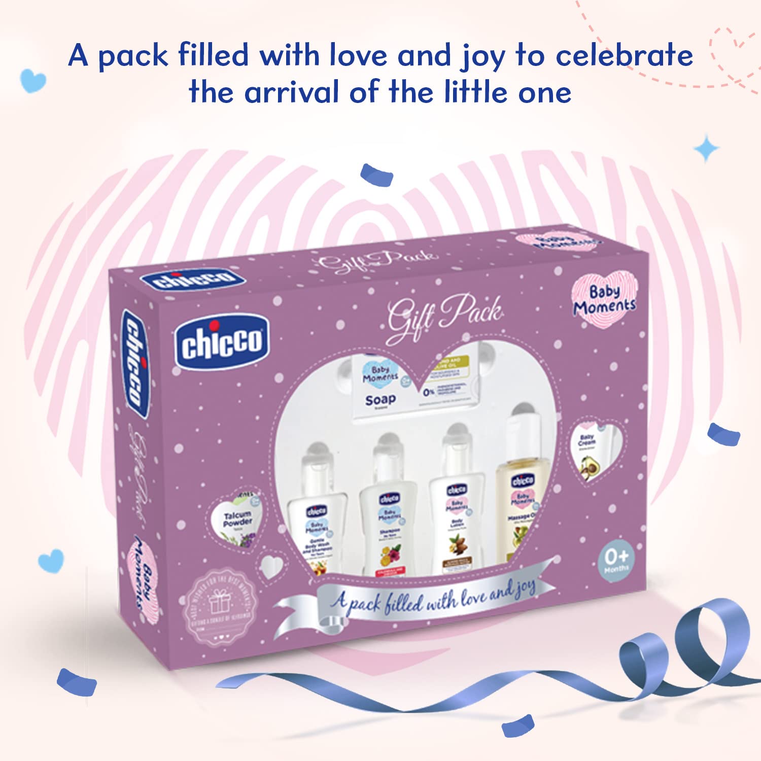 Chicco Baby Moments Caring Set Purple, Gift Set for Babies, 0m+ – view 3