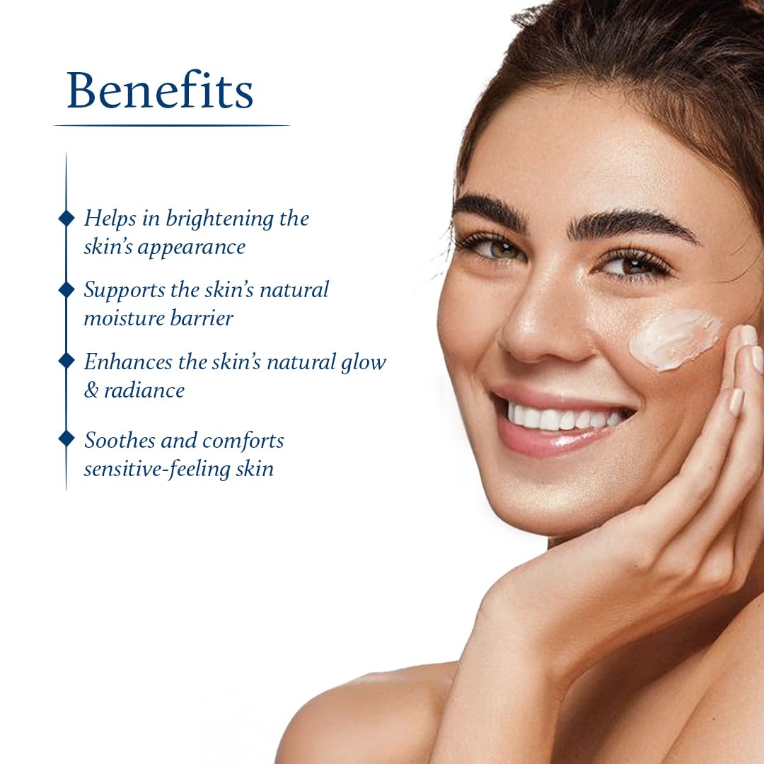 Blue Nectar Ayurvedic Sandalwood Radiance and Skin Brightening Cream Moisturizing Day Cream for Women for Daily Use Plant Based Face Cream for Women (13 Herbs, 50g) – view 5