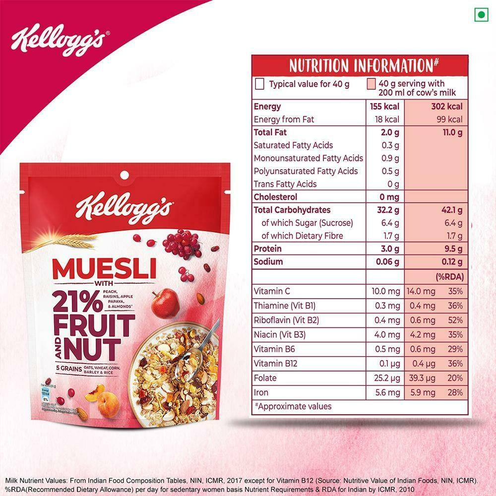 Kellogg's Fruit & Nut Crunchy Muesli 240 G – view 7