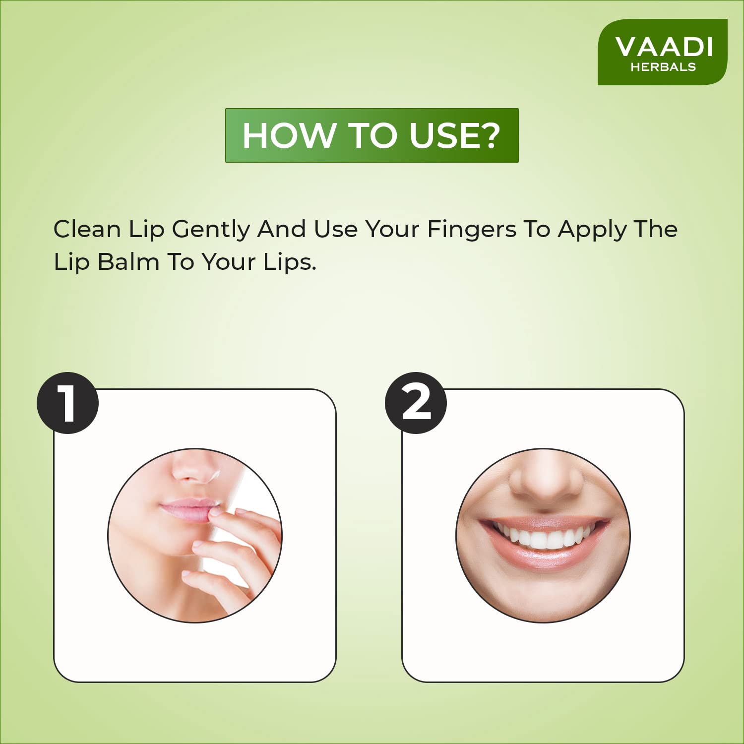 Vaadi Herbals Value Lip Balm, Mint, 4 x 10g – view 4
