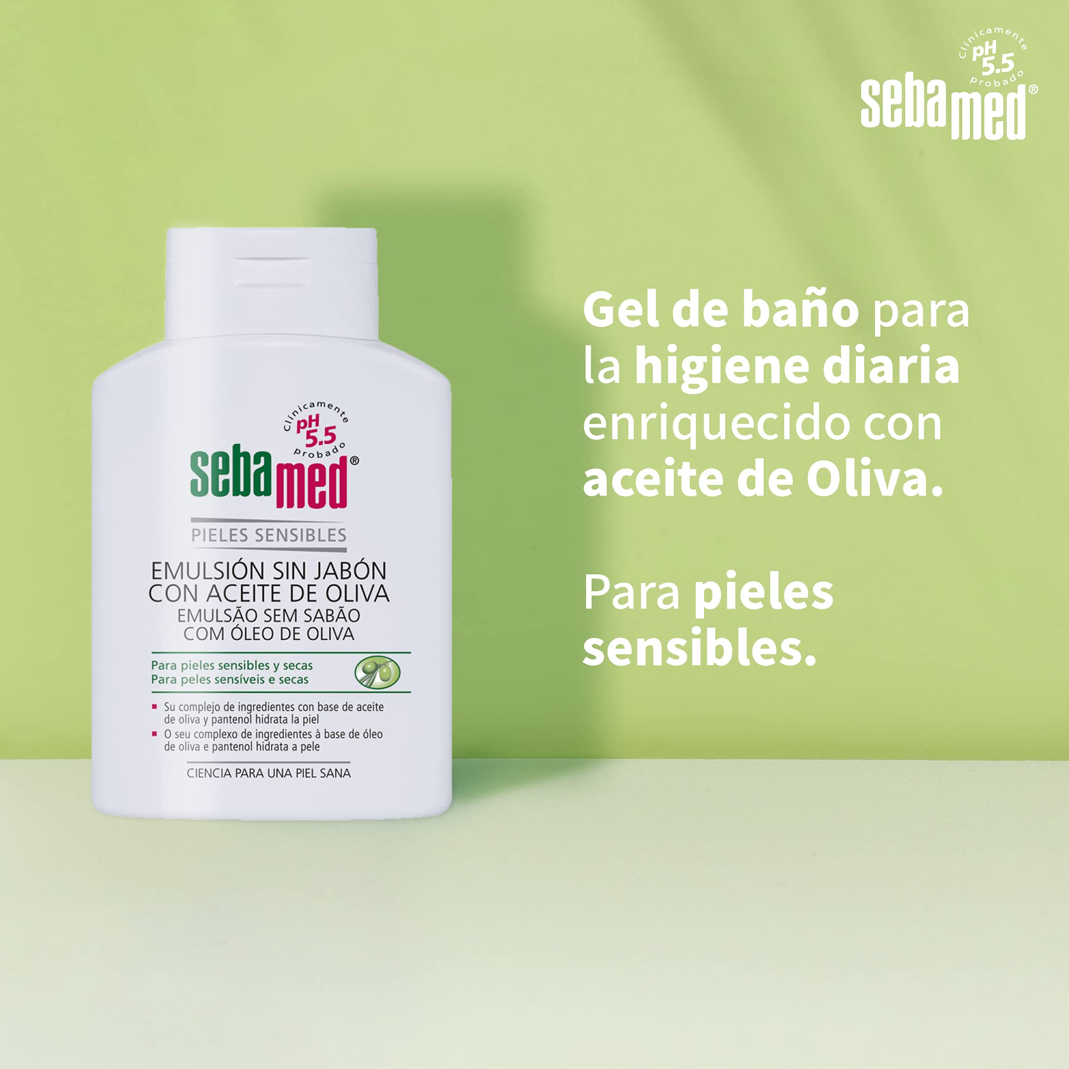 Sebamed Olive Face & Body Wash – view 2