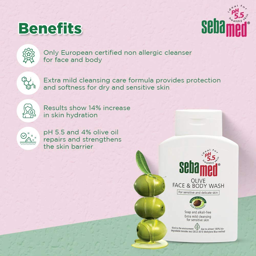 Sebamed Olive Face & Body Wash – view 7