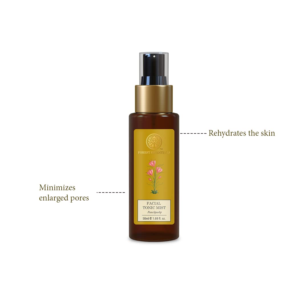 Forest Essentials Travel Size Facial Tonic Mist Panchpushp – view 3