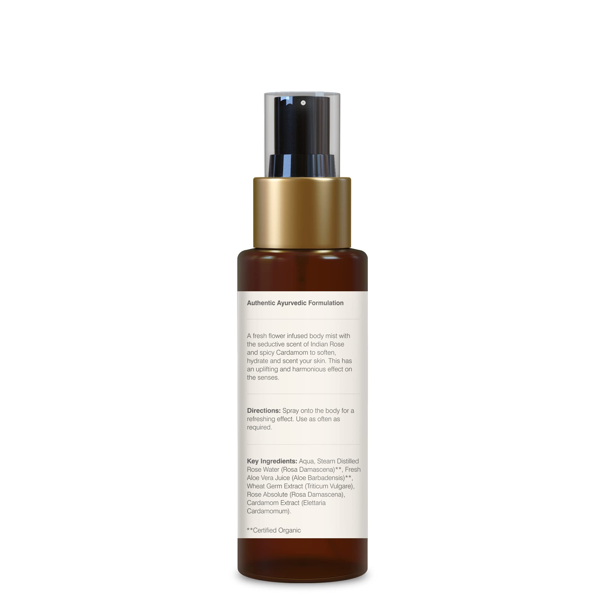 Forest Essentials Travel Size Body Mist Rose & Cardamom – view 3
