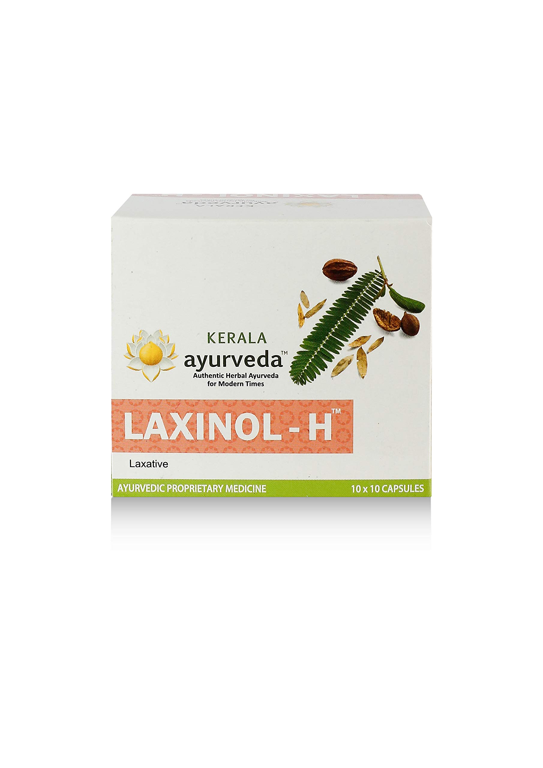 Kerala Ayurveda Laxinol-H - 100 Capsule (Pack of 3) – view 2