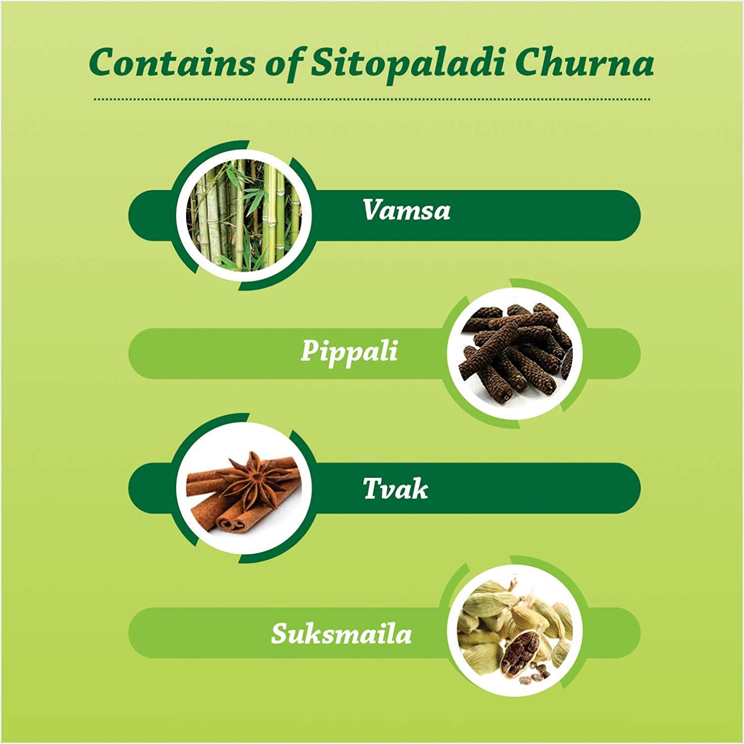 Baidyanath Asli Ayurved Sitopaladi Churna I For Dry & Wet Cough I For Fatigue I 60 Gms (Pack of 2) – view 6