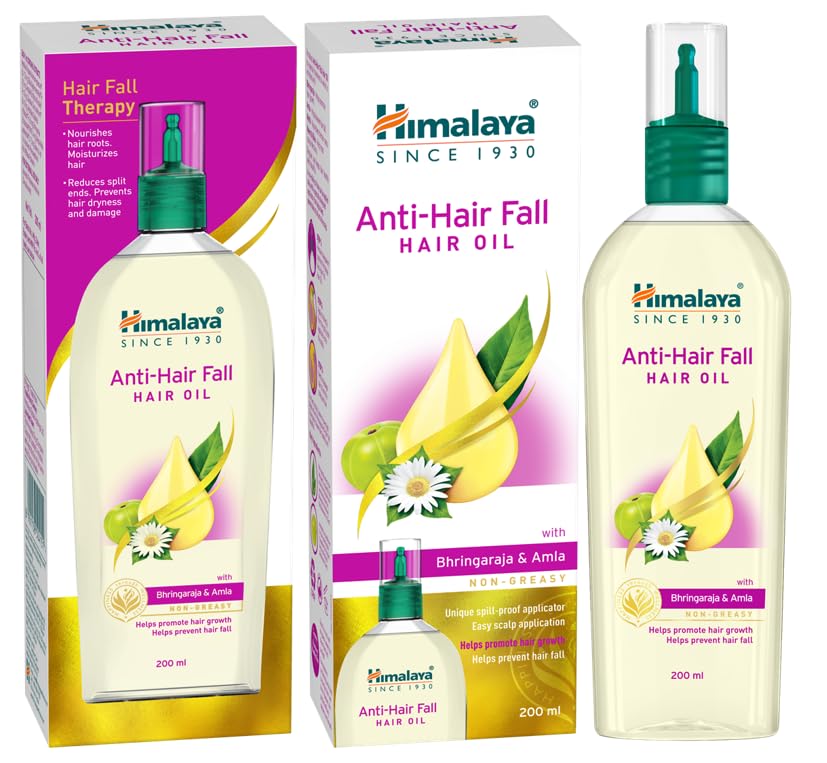 Himalaya Herbals Anti Hair Fall Hair Oil, Bhringaraja & Amla 200ml – view 5