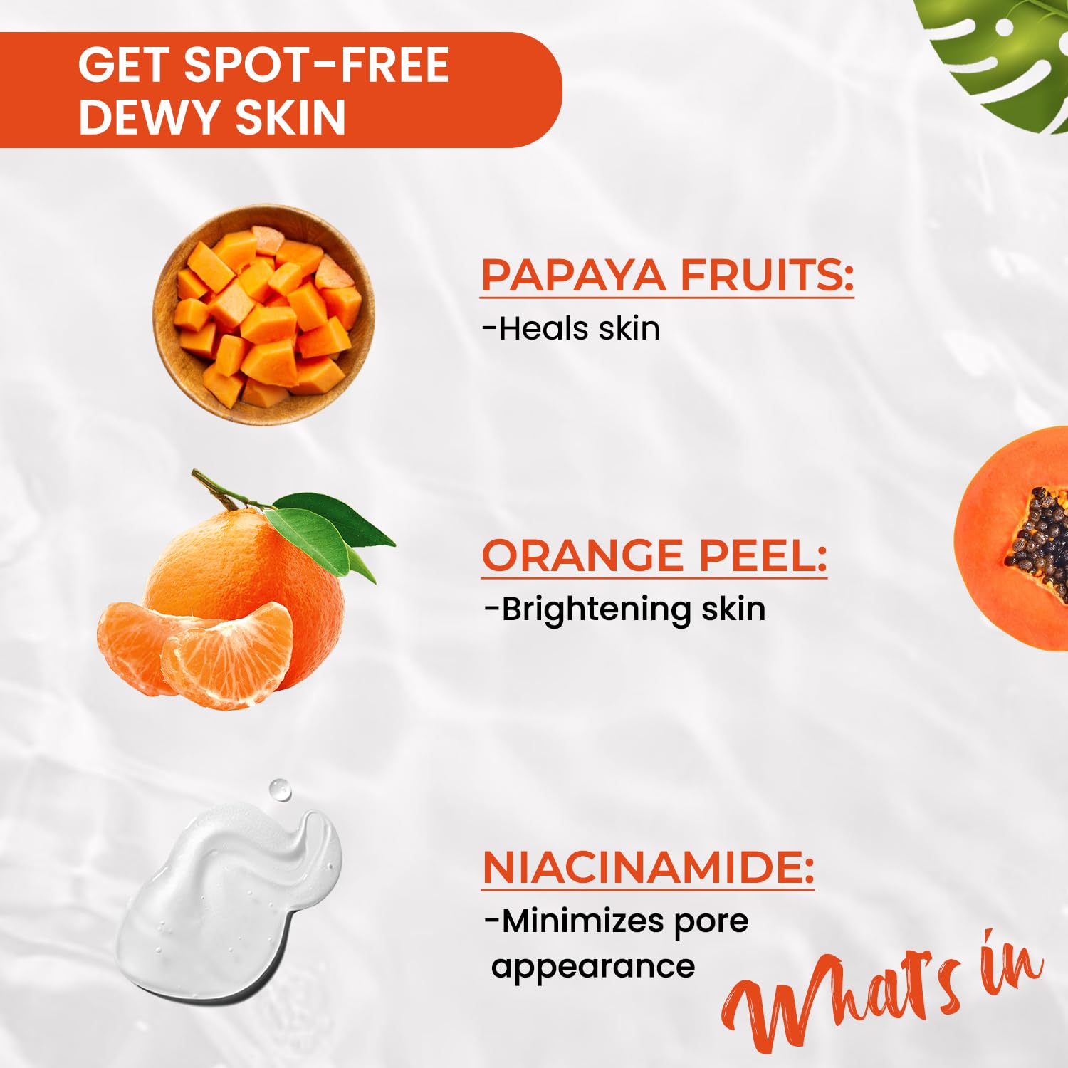 NutriGlow NATURAL'S Advanced Pro Formula Papaya for Skin Brightening & Tan Removal Face Wash (100 g) – view 5