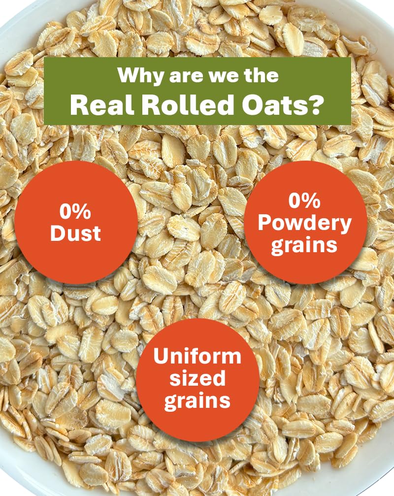 True Elements Rolled Oats 1 kg - Breakfast Cereal – view 5