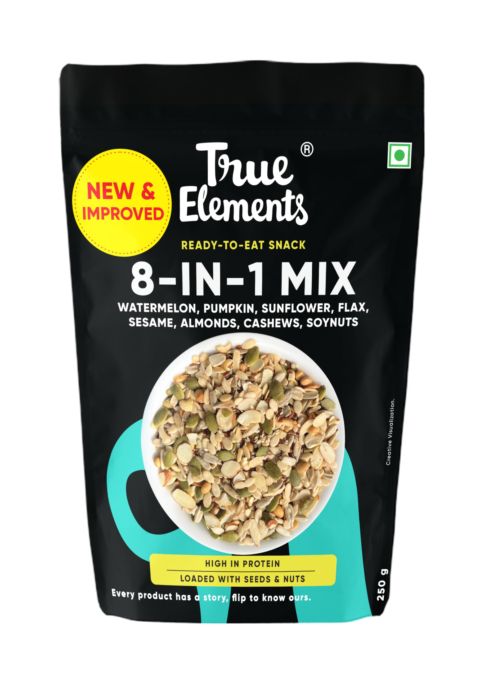 Pack of True Elements roasted seeds and nut mix
