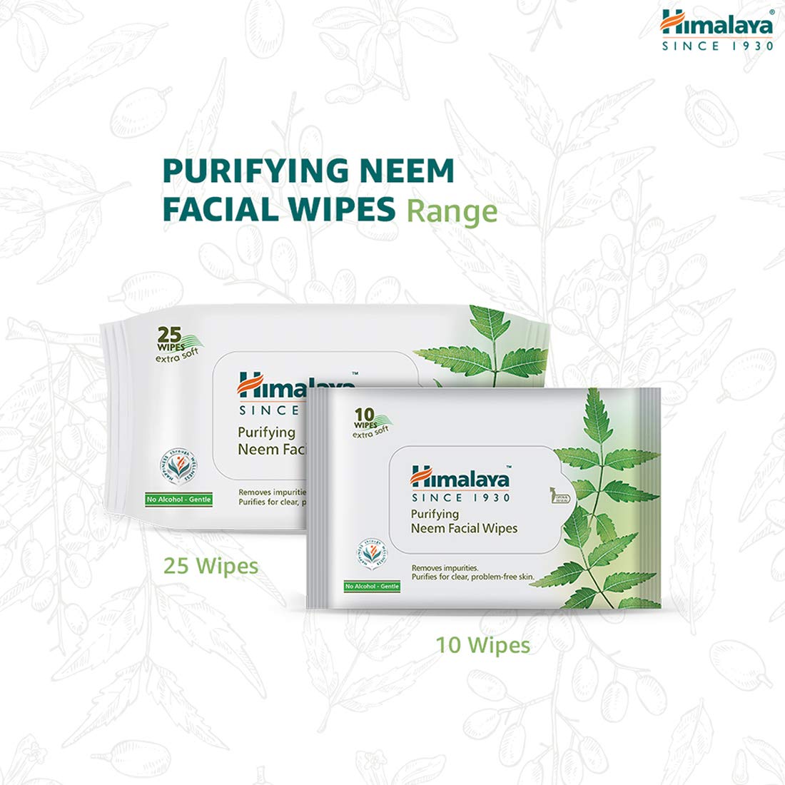 Himalaya Purifying Neem Facial Wipes, 10 Count – view 6
