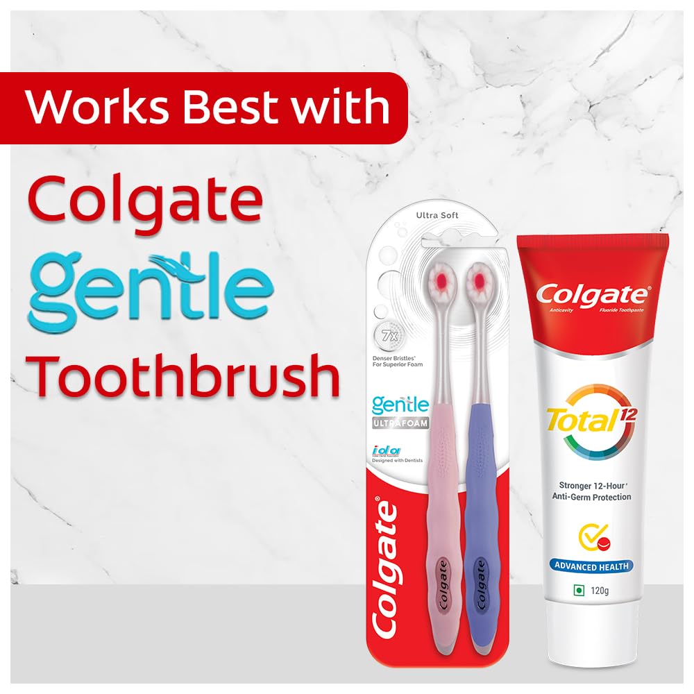 Colgate Total Whole Mouth Health, Antibacterial Toothpaste, 240gm x 2pcs (480gm) (Advanced Health, Saver Pack) (Pack of 2), World's No. 1* Germ-fighting Toothpaste – view 6