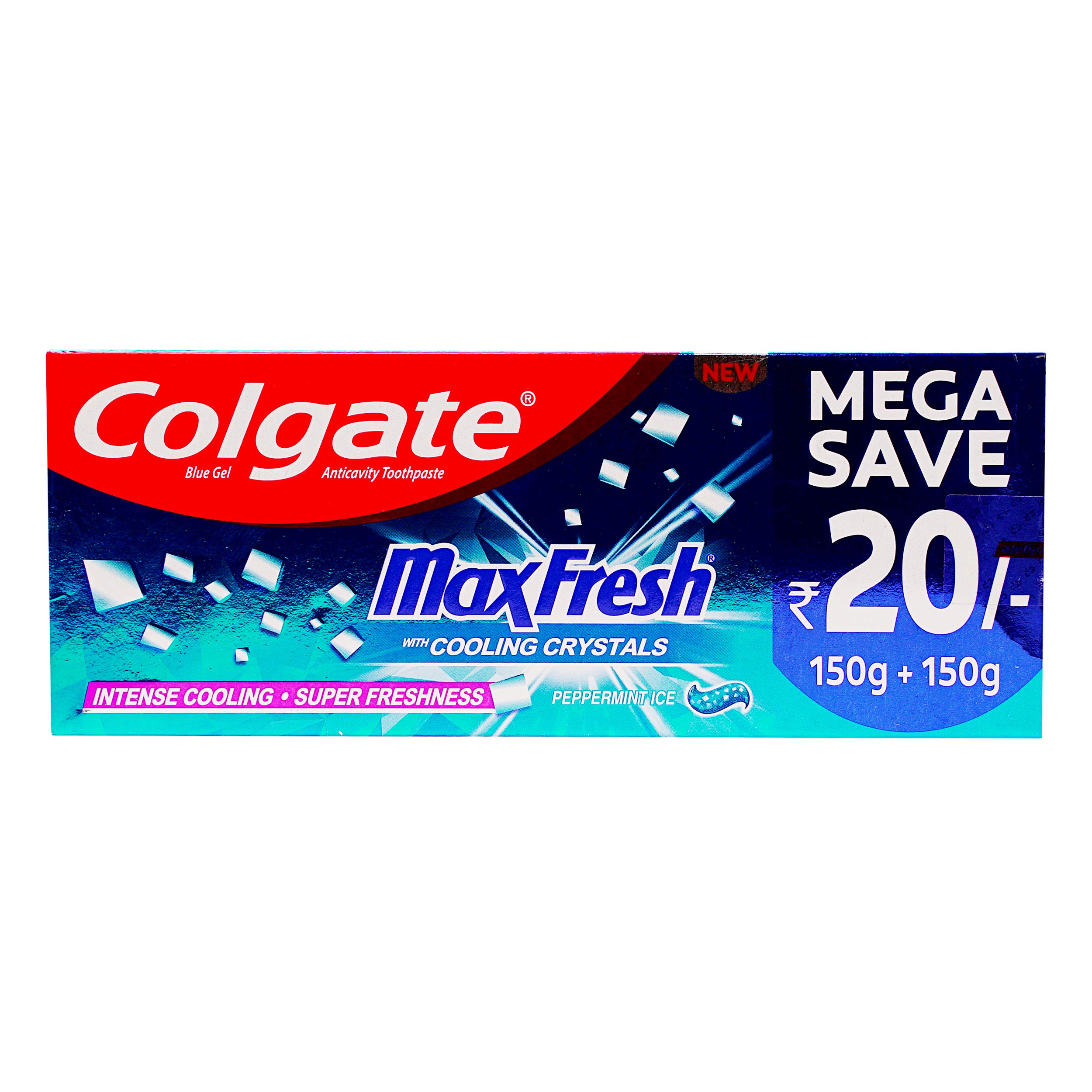 Colgate Maxfresh cooling crystals toothpaste two 150 g tubes