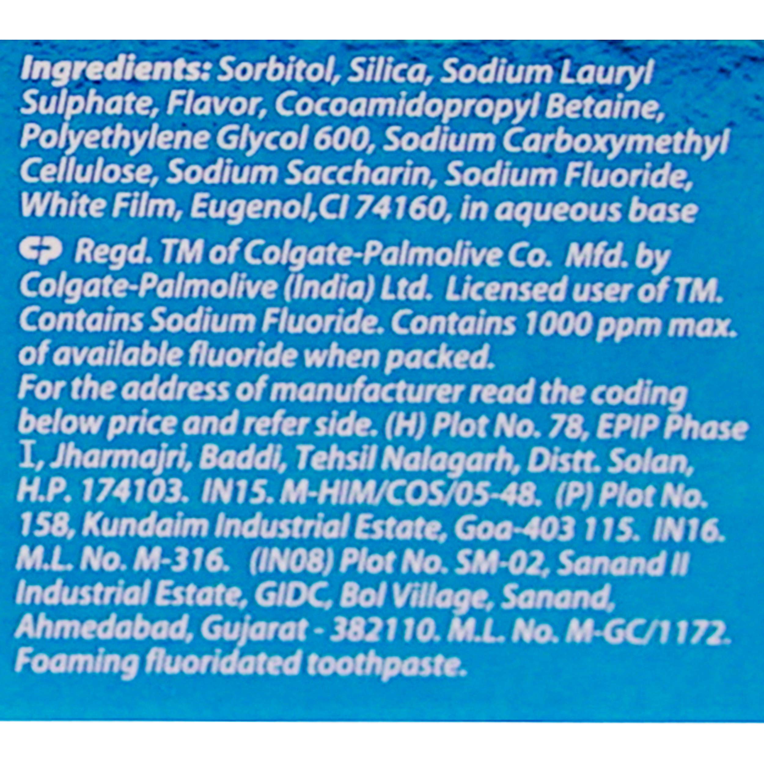 Colgate Toothpaste Maxfresh with Cooling Crystals, 2 X150 gm Blue Box – view 5