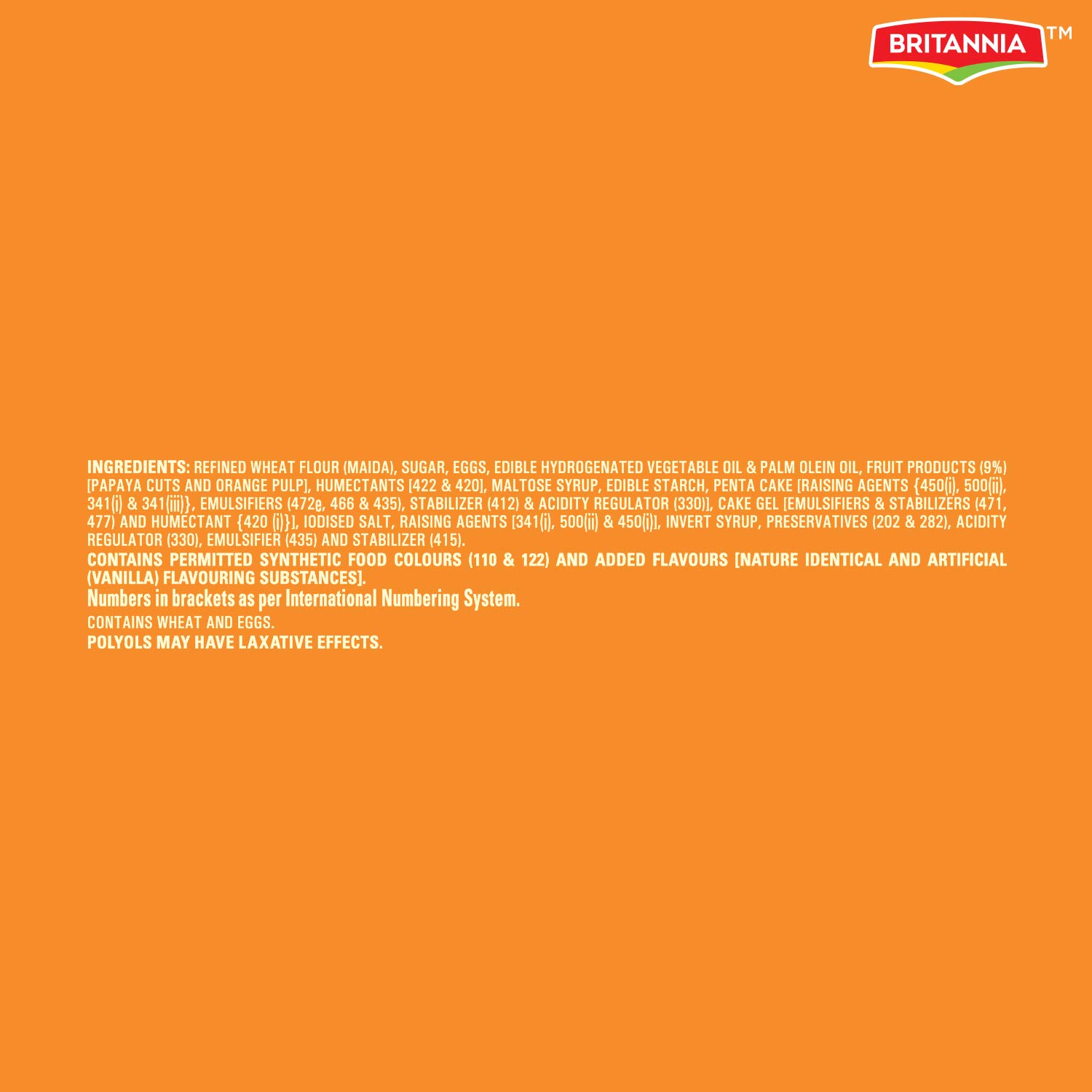 Britannia Gobbles Bar Cake Orange Bites, 30 g – view 4