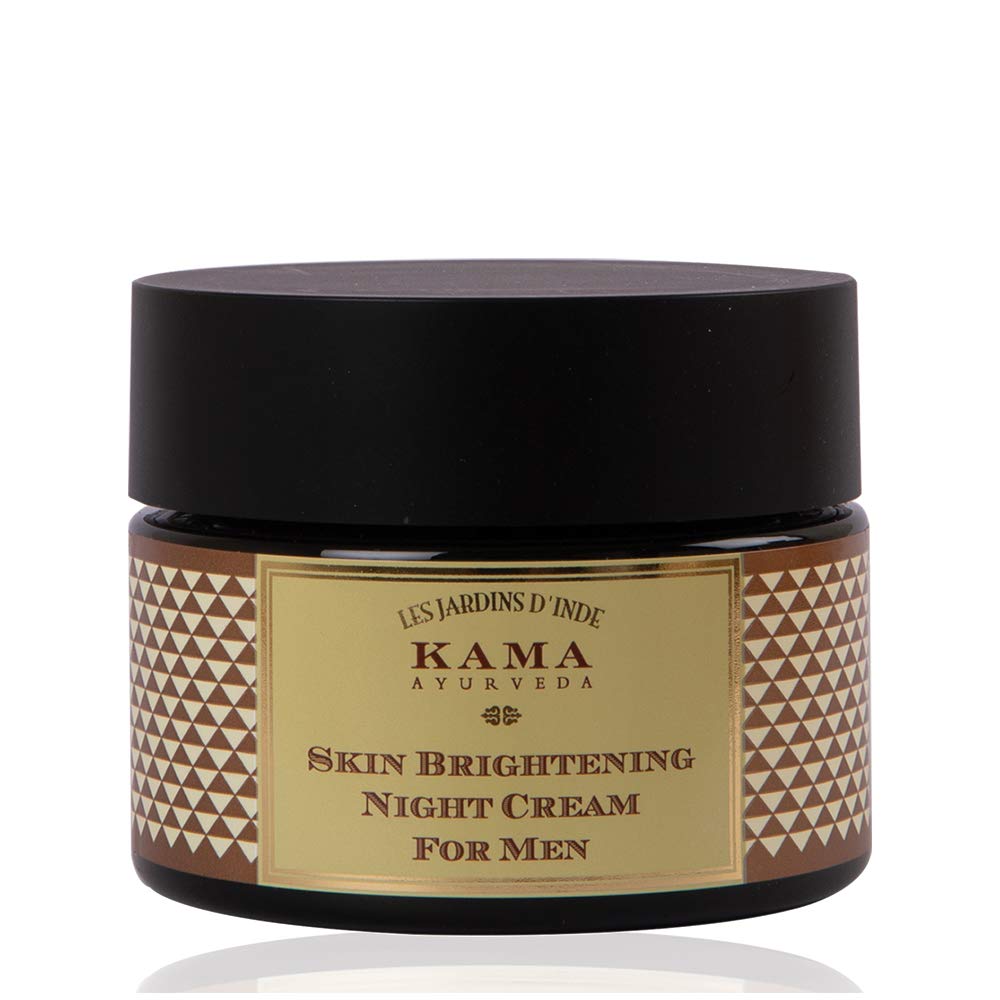Kama Ayurveda overnight brightening cream for men in 50g jar