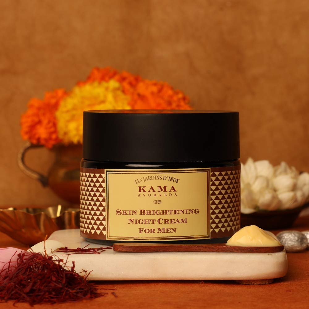 Kama Ayurveda Brightening & Smoothening Night Cream For Men, 50g – view 2