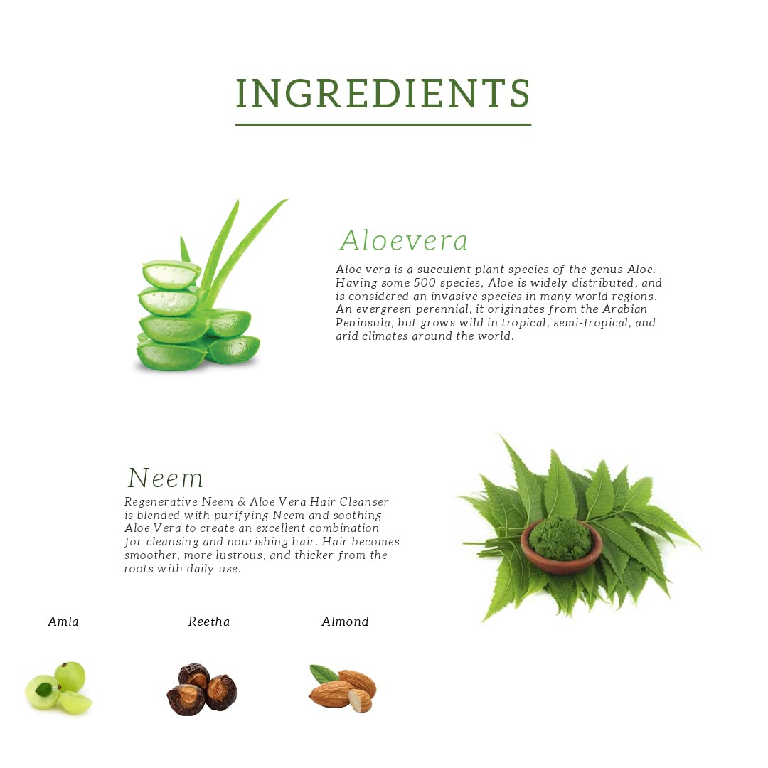 Khadi Natural Neem & Aloevera Hair Conditioner – view 3