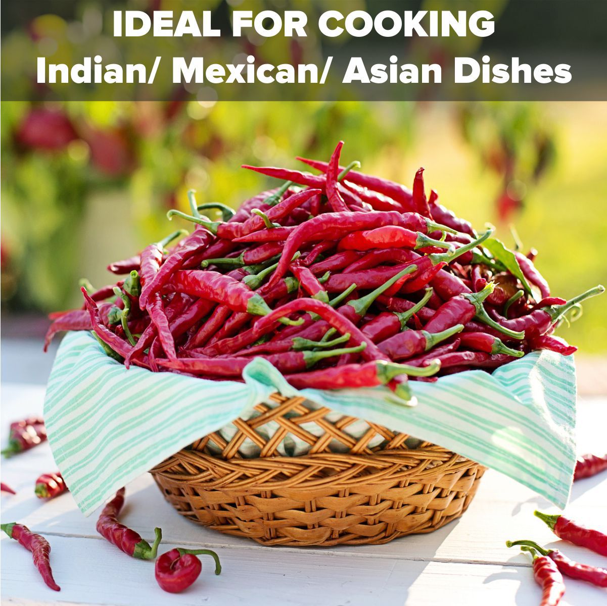 El The Cook Dried Spicy Red Chilis 50g – view 3
