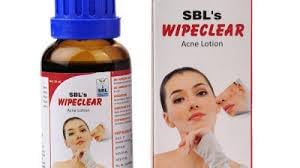 Three SBL Wipe Clear acne lotion 30 ml bottles