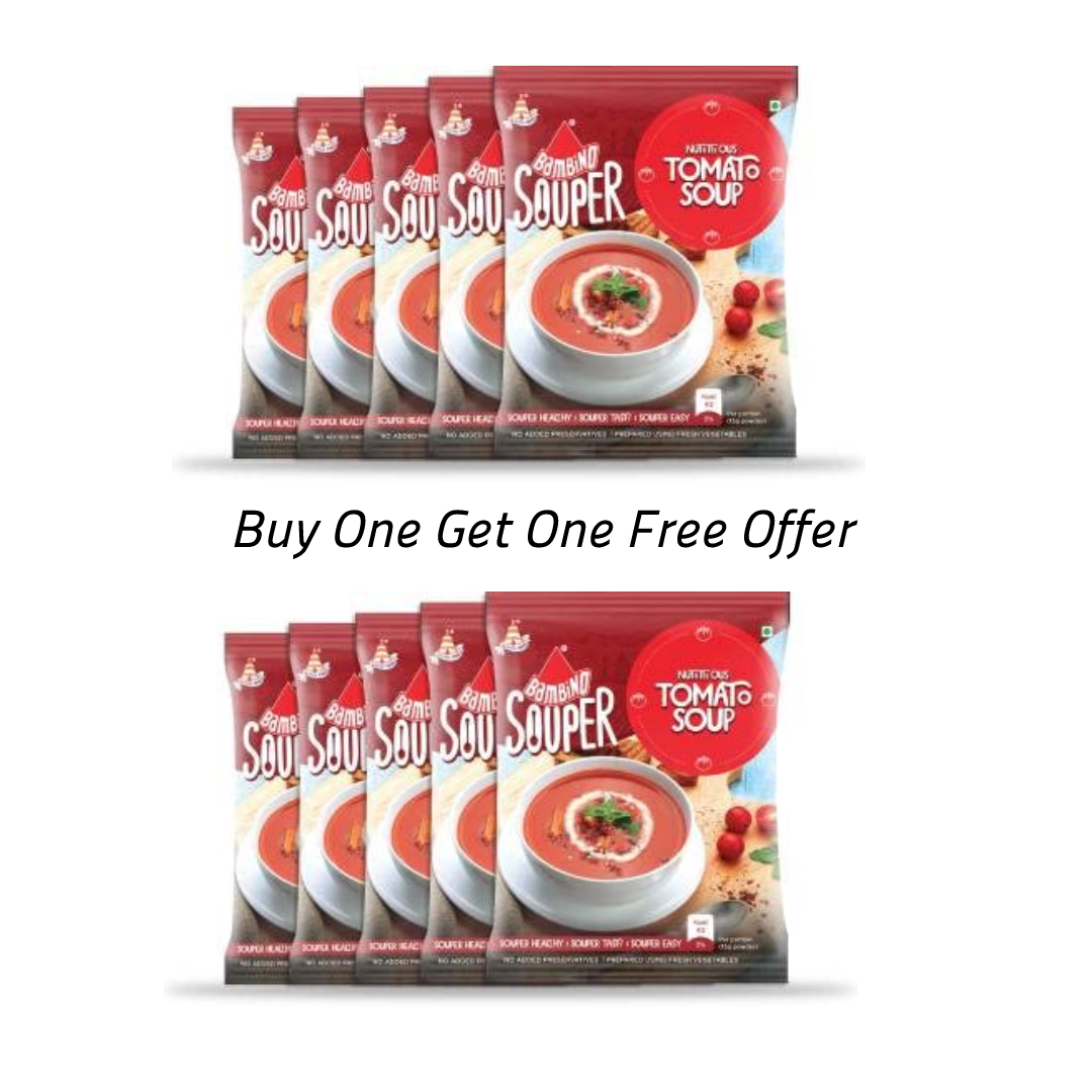 Bambino Tasty Mushroom Soups 45Gms Pack Of 5 ( Buy One Get One Free Offer 10 Packets ) – view 2