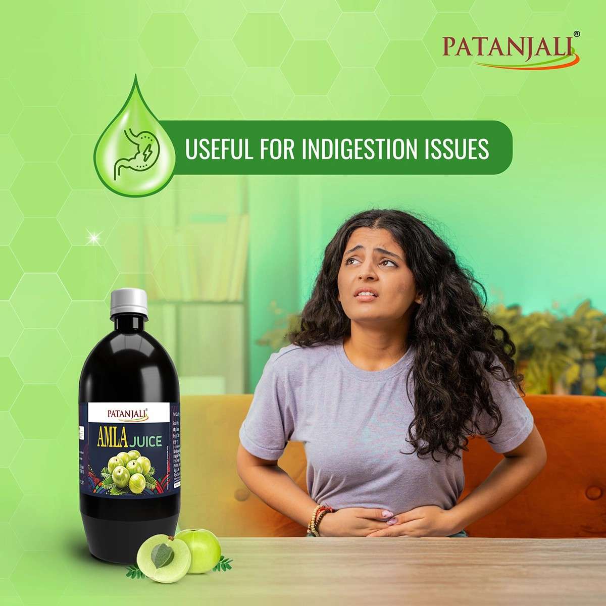 Patanjali Amla Juice 1 Litre Vitamin C Rich Ayurvedic Health Drink – view 5