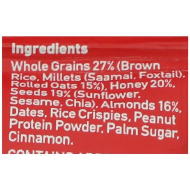 Yoga Bar Multigrain Energy Bar - Vanilla Almond, Healthy Snack, High In Protein & Fibre, 38 g – view 3