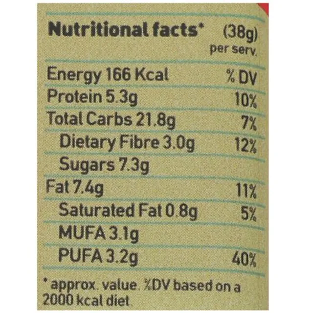 Yoga Bar Multigrain Energy Bar - Vanilla Almond, Healthy Snack, High In Protein & Fibre, 38 g – view 4