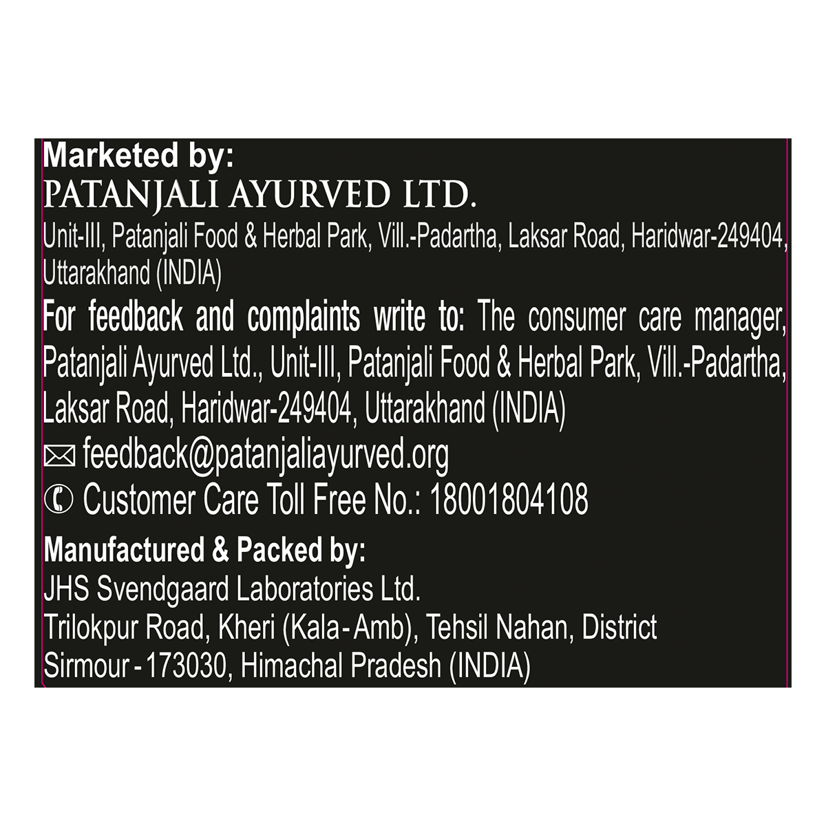Patanjali Toothbrush Carbon HD 25 g – view 4