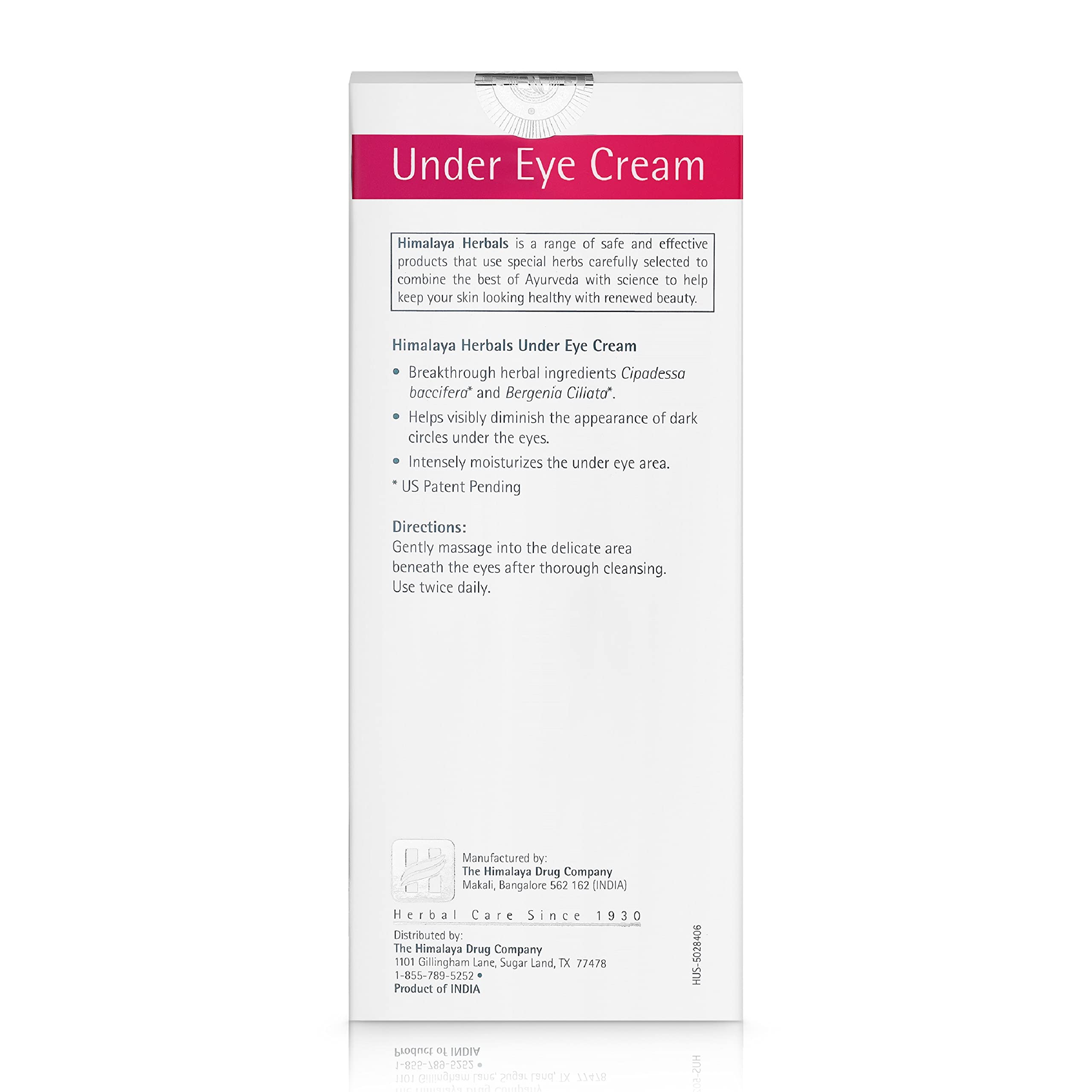 Himalaya Herbals Under Eye Cream, 15ml – view 2