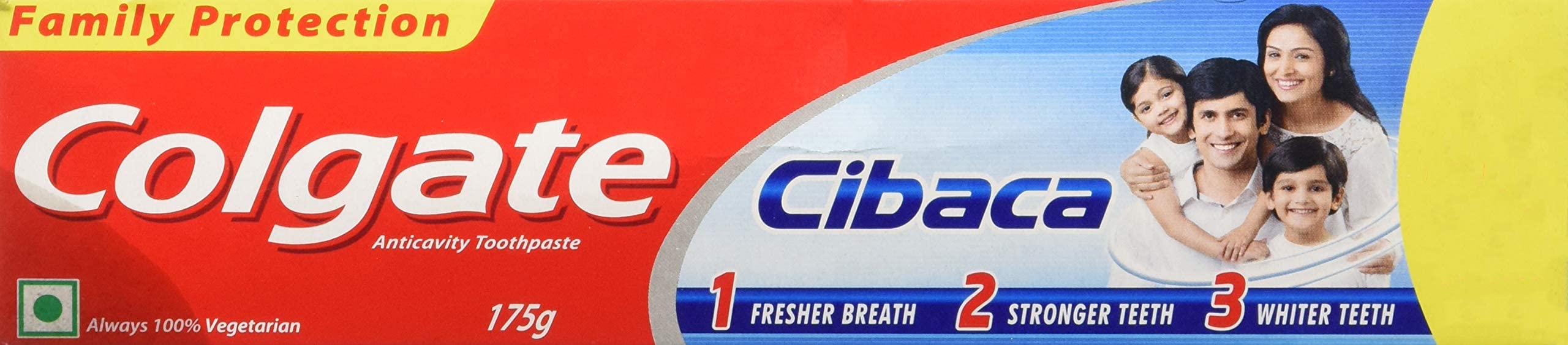 Colgate Cibaca 175g toothpaste tube for healthy white teeth